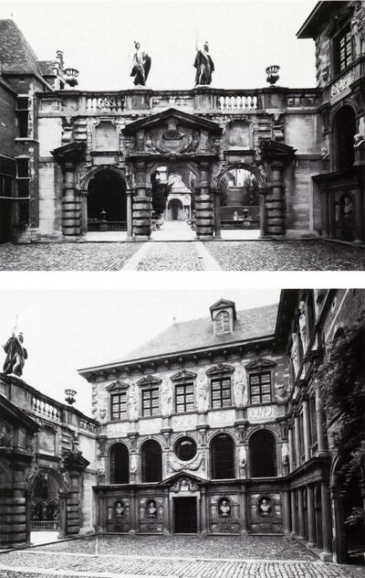 De binnenplaats en de portiek, Rubenshuis