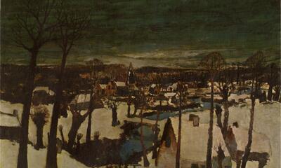 Albert Saverijs - Winter in Vlaanderen