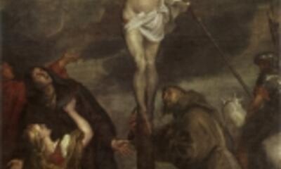Antoon van Dyck Calvarie met Sint Franciscus