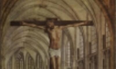 Rogier van der Weyden  Middenpaneel van het Sacramentsaltaar
