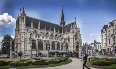 De Onze-Lieve-Vrouw-ter-Zegekerk op de Zavel in Brussel
