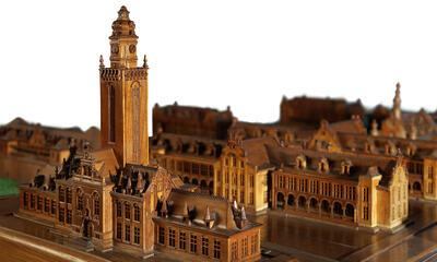 Henri Van den Eede, Maquette Sint-Kamillus, 1937-1940, houtsnijwerk