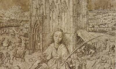 Jan van Eyck - Heilige Barbara