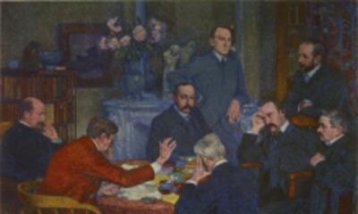 Theo van Rysselberghe De lezing
