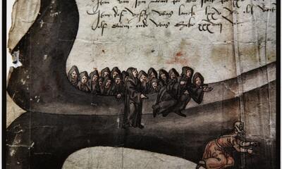 Fragment uit het Walvisboek van Adriaen Coenen