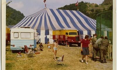 Circus onderweg circustent