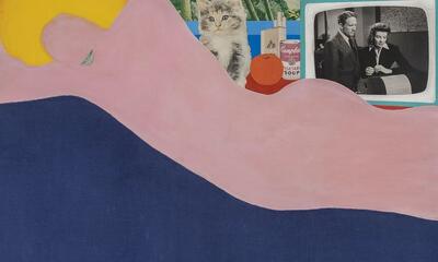 Tom Wesselmann , Great American Nude (1963)  