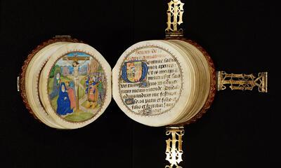 Colard Mansion, Getijdenboek, bekend als ‘Codex Rotundus’, manuscript, Brugge,1470-1490 Hildesheim, Dombibliothek,