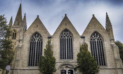 De Onze-Lieve-Vrouwekerk in Nieuwpoort