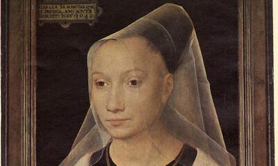 Hans Memling, Sibylla Sambetha, Schilderij op paneel, 