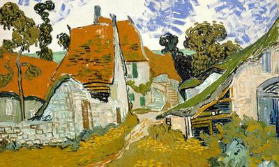 Vincent van Gogh, Straat in Auvers-sur-Oise, 1890, olieverf op doek