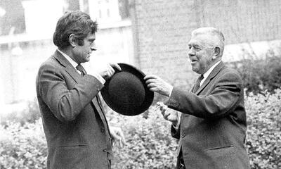 Marcel Broodthaers en René Magritte, 1967 Privécollectie