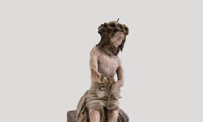 Parcum, Christus op de koude steen, hout,