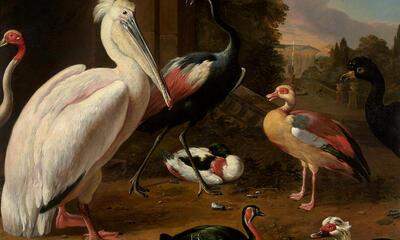 Melchior d’Hondecoeter, Watervogels, ca. 1635, olieverf op doek, gouden eeuw,