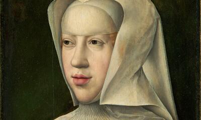 BOZAR, Bernard van Orley, Portret van Margareta van Oostenrijk, olieverf op paneel,