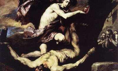 Jusepe de Ribera - Marsyas door Apollo gevild