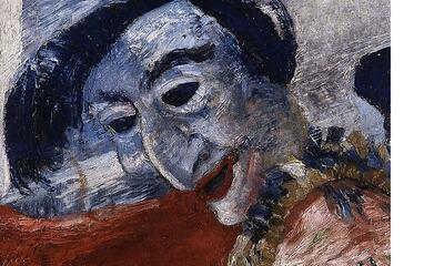 Intrige, olieverf op doek, James Ensor,