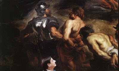 Joost Vander Auwera bij: Peter Paul Rubens, 'De beklimming van de Calvarieberg',  terrorisme