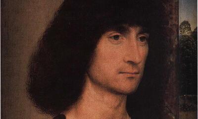 Hans Memling, Portret van man in gebed, Museo Thyssen Bornemiszo, Madrid 