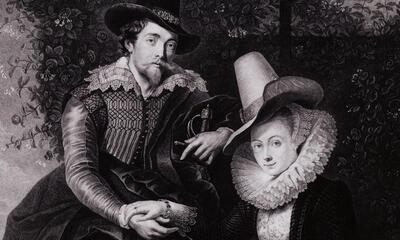 Ch. Hess (naar P.P. Rubens),  Rubens en zijn eerste echtgenote