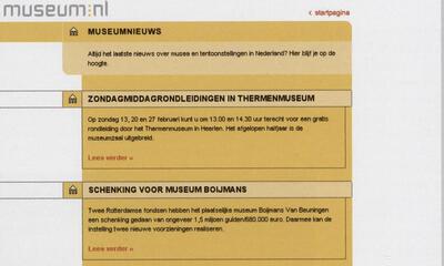 Website museum.nl