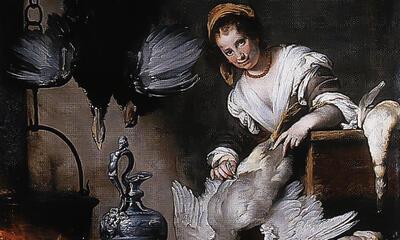 Bernardo Strozzi, De kokkin, Genua, Galleria di Palazzo Rosso
