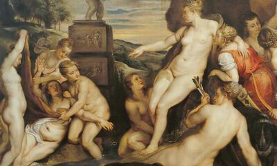 P.P. Rubens (naar Titiaan), Diana en Callisto, 1628-1629, Rubenshuis,