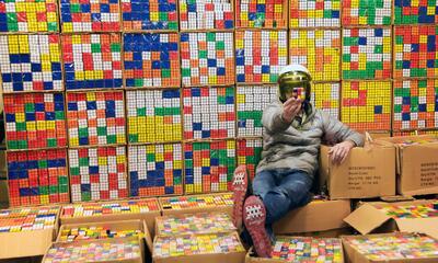 Invader Rubikcubist 