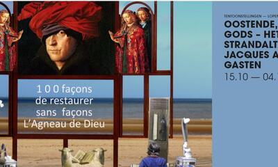 Oostende, Het Lam Gods – Het Strandaltaar, Jacques Aron en zijn gasten