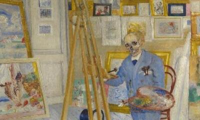 James Ensor, Het geschilderde geraamte
