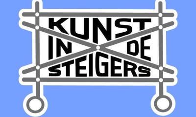 Kunst in de steigers logo