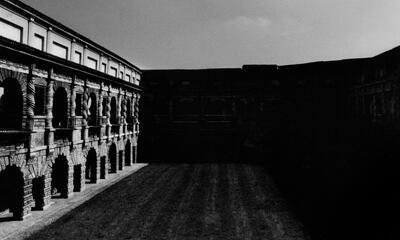 Palazzo Te de la série Mantova il segreto della città, Mantoue, Italie, 2002. Coll. Musée de la Photographie