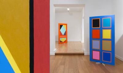 Leen Voet, zaalzicht, Je fais ce que je veux, Baronian, Brussel, 2022