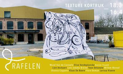Groepstentoonstelling Rafelen in Texture - Merel Van de Casteele, vlaskoortshond