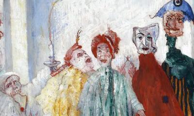 James Ensor, Zonderlinge maskers, 1892