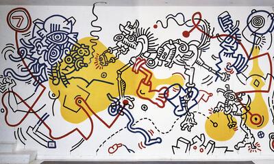 Keith Haring, Zonder titel, 1987. MUKHA
