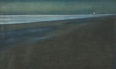 Léon Spilliaert, Nachtelijk strandgezicht, 1905, pastel, papier, 690 x 870 mm, Inv. 2012-Z 