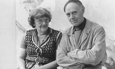 Zulma De Nijs & Roger Raveel, fotograaf onbekend, archief Luc Levrau