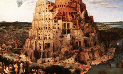 Pieter Brueghel de Oude (1525/30-1569), De toren van Babel. Habsburg
