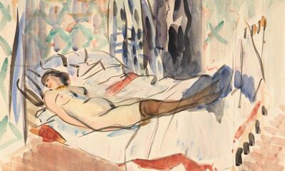 Rik Wouters, Rustende vrouw, Inv.nr. 2264, Collectie KMSKA - Vlaamse Gemeenschap