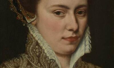Anoniem, naar Anthonis Mor, Portret van Margaretha van Parma, ca. 1560