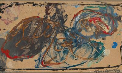 Pierre Alechinsky, Un bon moment - Par ou, 1961