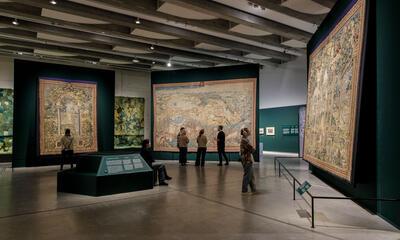 Geweven groen - Lente in het Museum Hof van Busleyden