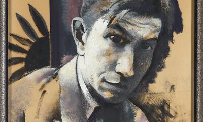 Floris Jespers. Portret van Paul van Ostaijen. 1927