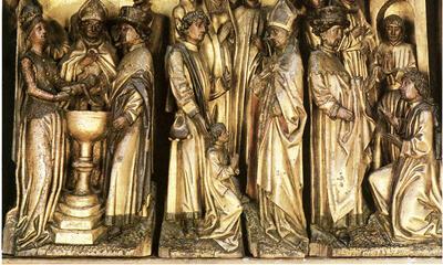 Slnt-Leonardusretabel. Sint-Leonarduskerk, Zoutleeuw. 1476-1478