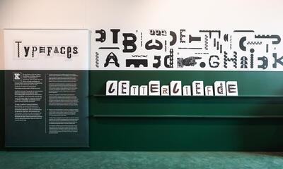 Belgisch letterfeest Typefaces in Industriemuseum Gent