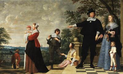 Jacob van Oost de Oude, Portret van een Brugse familie