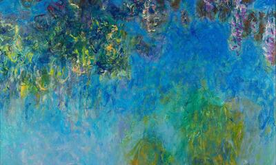 Claude Monet, Blauwe regen, 1920