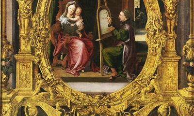 Lanceloot Blondeel, Sint-Lucas die Madonna schildert, 1545 