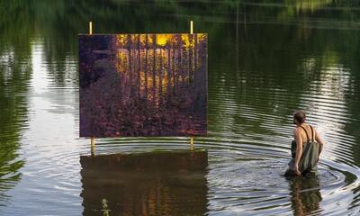 Nils Verkaeren, Splendid Quarentaine. Moervaartveer, België, 2020
